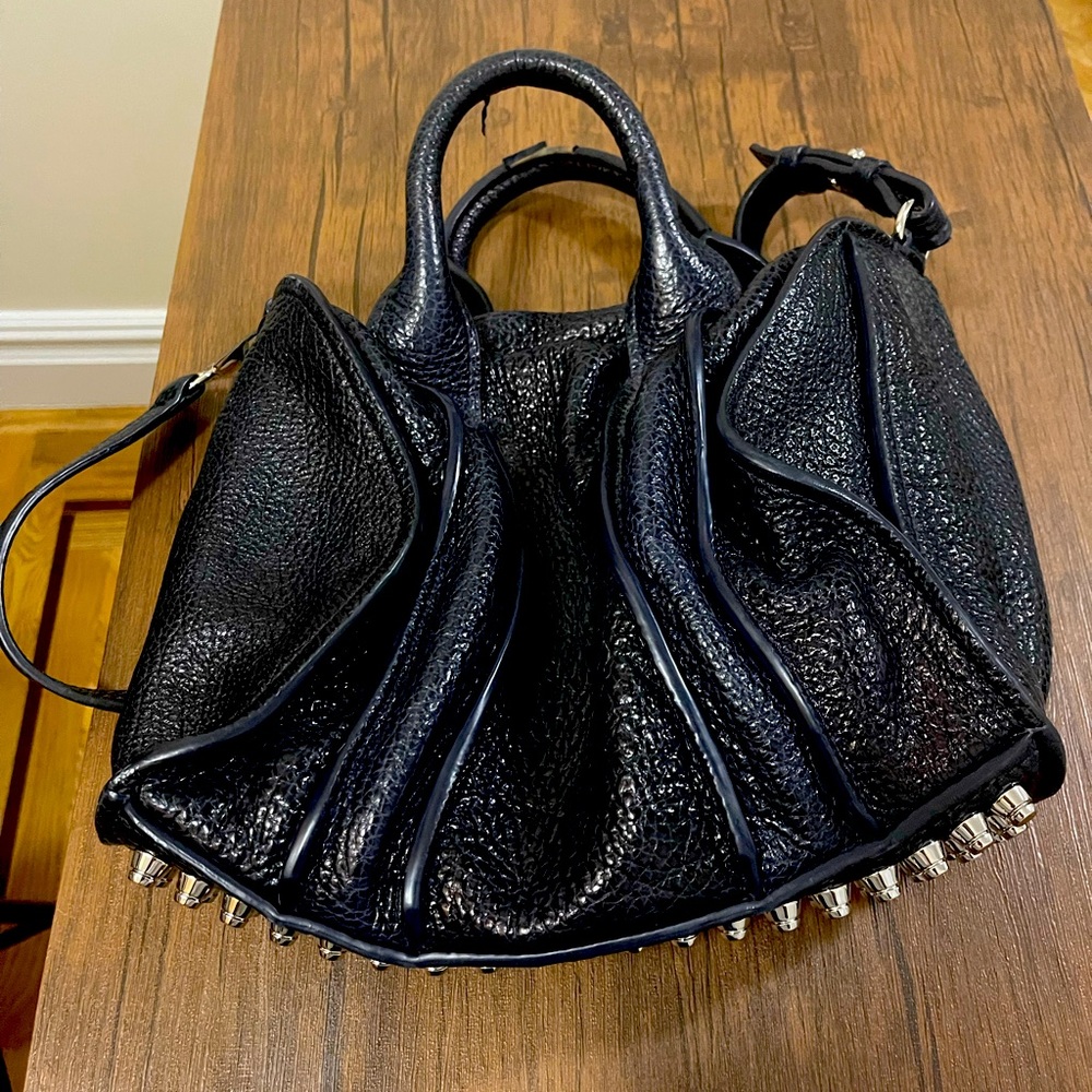 100% authentic Alexander wang croc Rocco tote